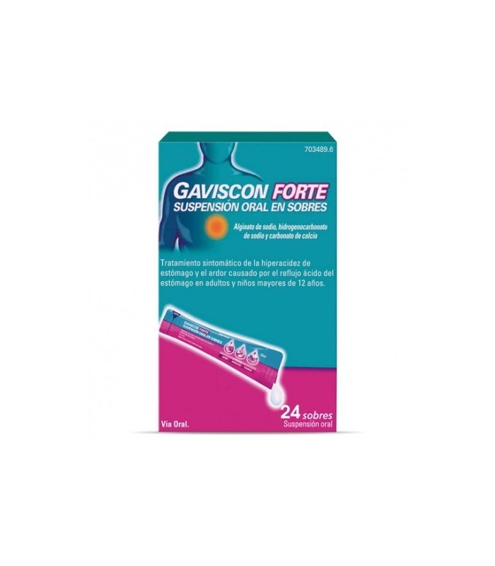 GAVISCON FORTE SUSPENSION ORAL 24 SOBRES