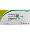 LEVONORGESTREL AUROVITAS 1.5 MG 1 COMPRIMIDO EFG