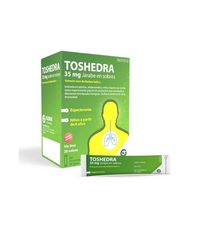 TOSHEDRA 35 MG JARABE EN SOBRES 20 SOBRES