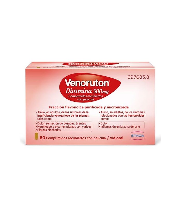 VENORUTON DIOSMINA 500 MG 60 COMPRIMIDOS