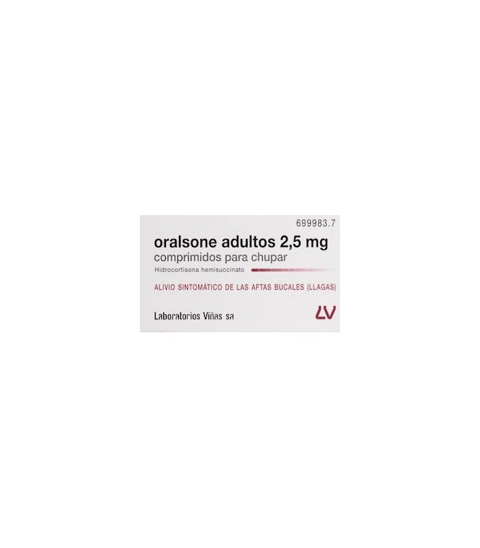 ORALSONE ADULTOS 2.5 MG 12 COMPRIMIDOS