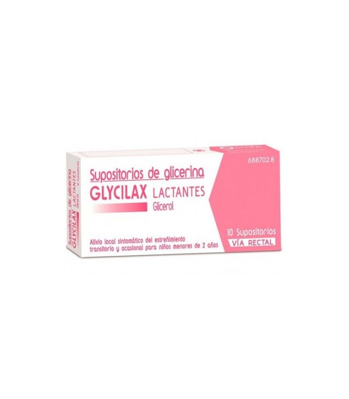 GLYCILAX 10 SUPOSITORIOS LACTANTES