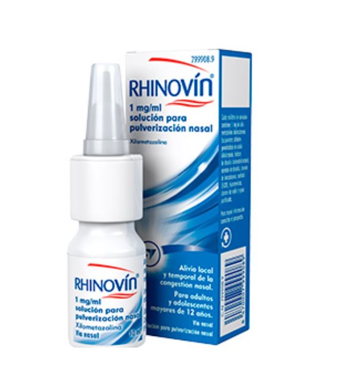 RHINOVIN 1 MG/ML SOLUCIÓN PARA PULVERIZACIÓN NASAL 10 ML