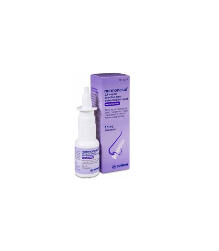 NORMONASAL 0.5 MG/ML SOLUCIÓN NASAL 15 ML