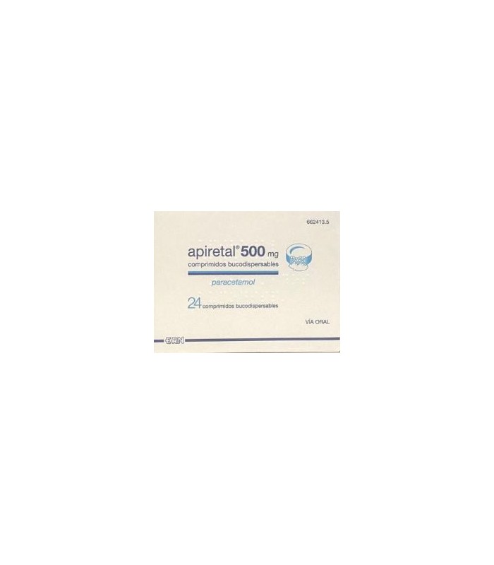 APIRETAL 500 MG 24 COMPRIMIDOS BUCODISPERSABLES