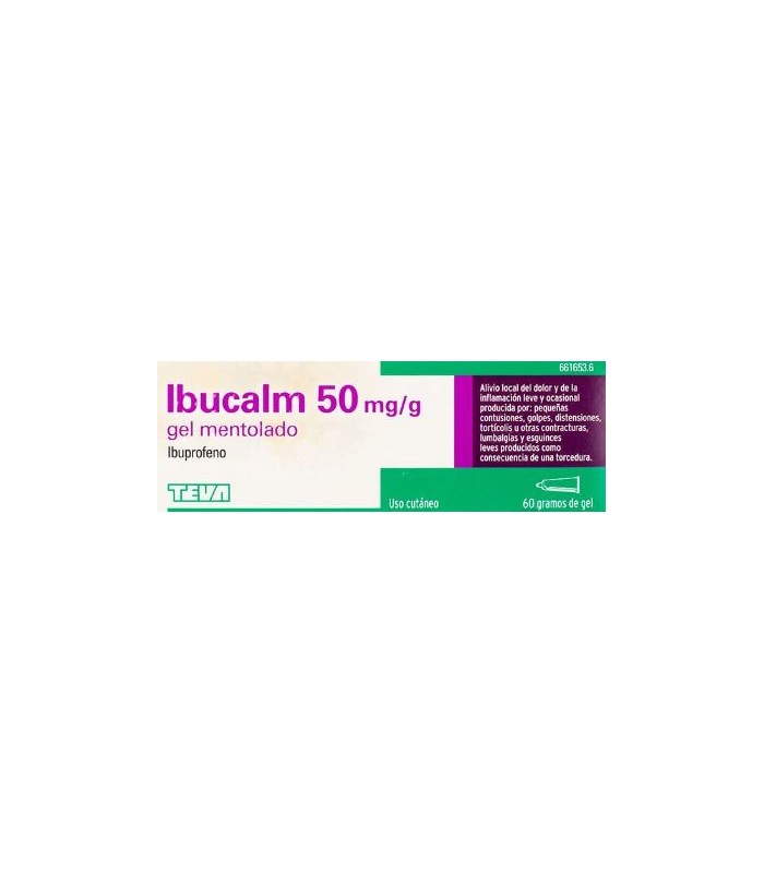 IBUCALM 50 MG GEL MENTOLADO 60G