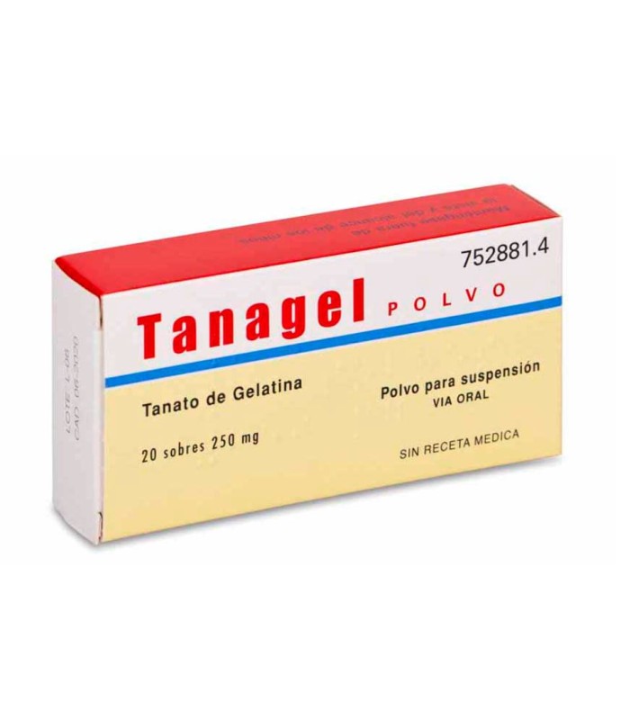 TANAGEL POLVO 250 MG 20 SOBRES