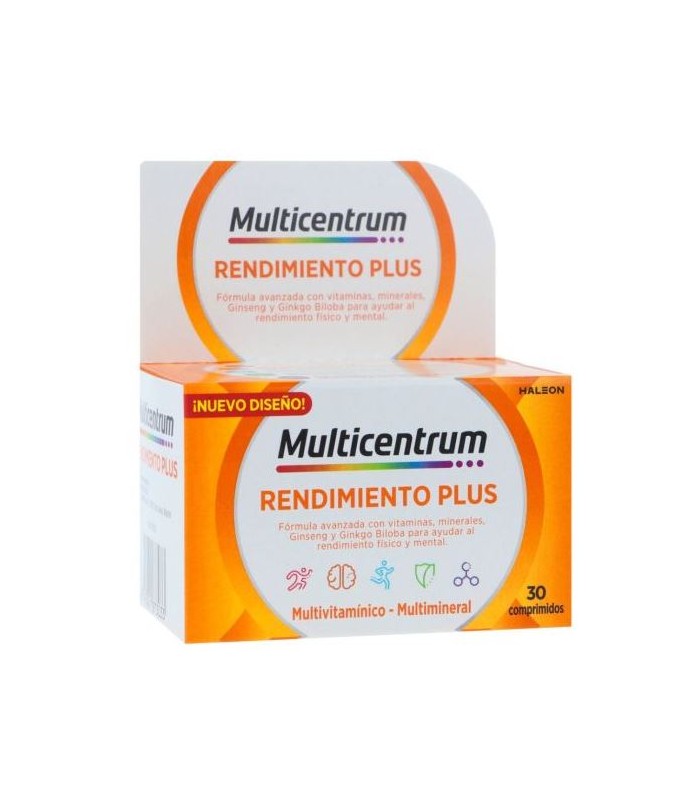 MULTICENTRUM RENDIMIENTO PLUS GINSENG & GINKGO 30 COMPRIMIDOS