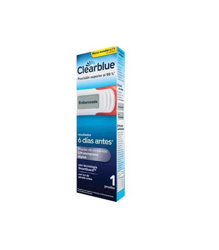 CLEARBLUE PRUEBA EMBARAZO ULTRATEMPRANA DIGITAL 6 DÍAS ANTES