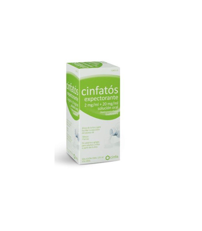 CINFATÓS EXPECTORANTE 2 MG/ML + 20 MG/ML SOLUCIÓN ORAL 200 ML