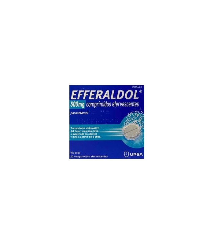 EFFERALDOL 500 MG 20 COMPRIMIDOS EFERVESCENTES