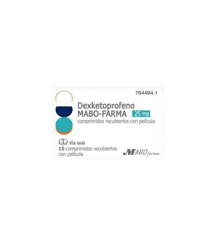 DEXKETOPROFENO MABO-FARMA 25 MG 10 COMPRIMIDOS